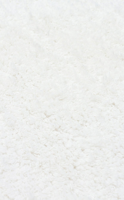 Cotton Boon CBN Plain Beyaz Yuvarlak Q120 - Yıkanabilir Kaymaz Naturel Pamuk Bebek Halısı