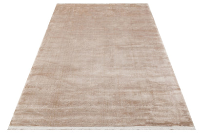 VT PLAIN BEIGE TN  - VELVET - Düz Renk El Emeği ile Özel Tezgahlarda Üretilen Viskon Uşak Halısı