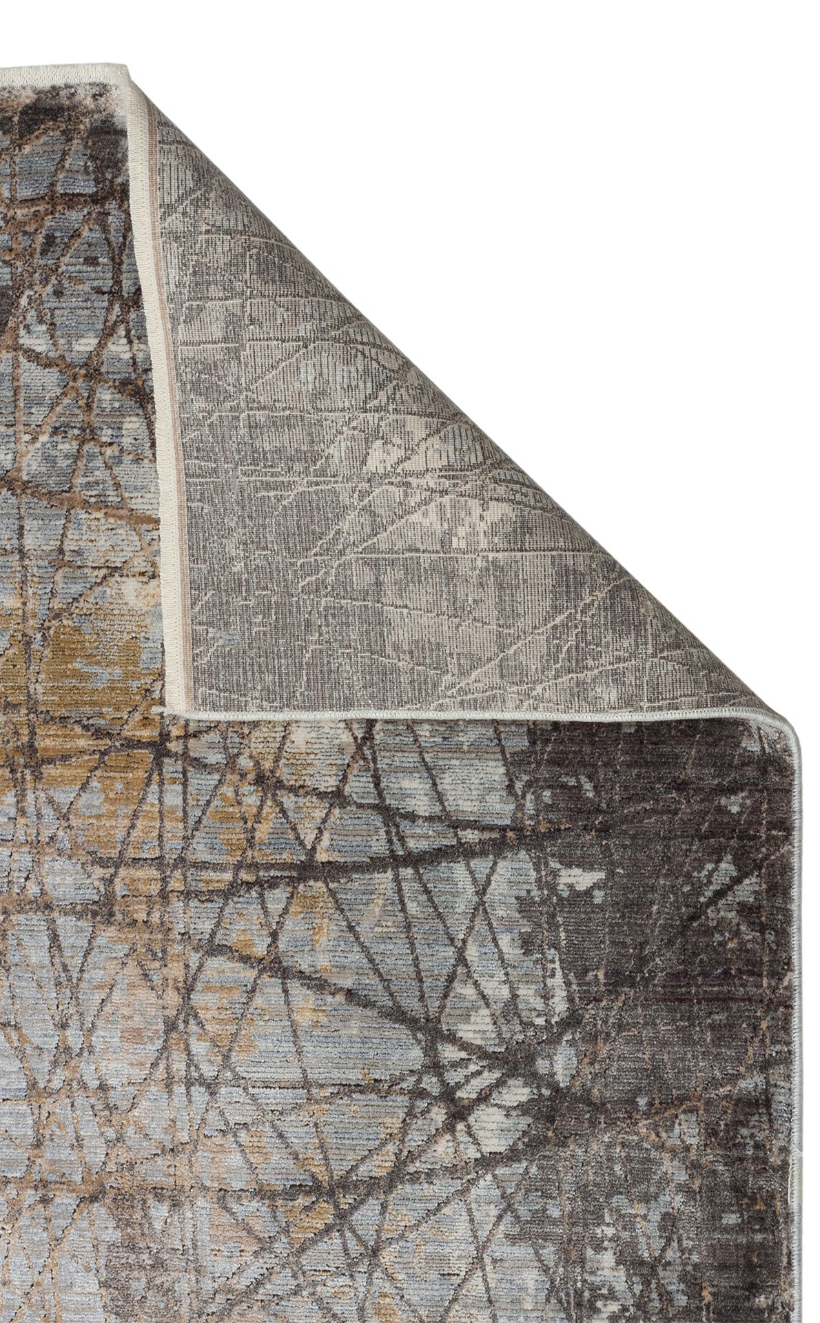 MHL 09 GREY GOLD  - MAHAL - Klasik Desenli Yüksek Kalite Sık Dokuma Salon Halısı