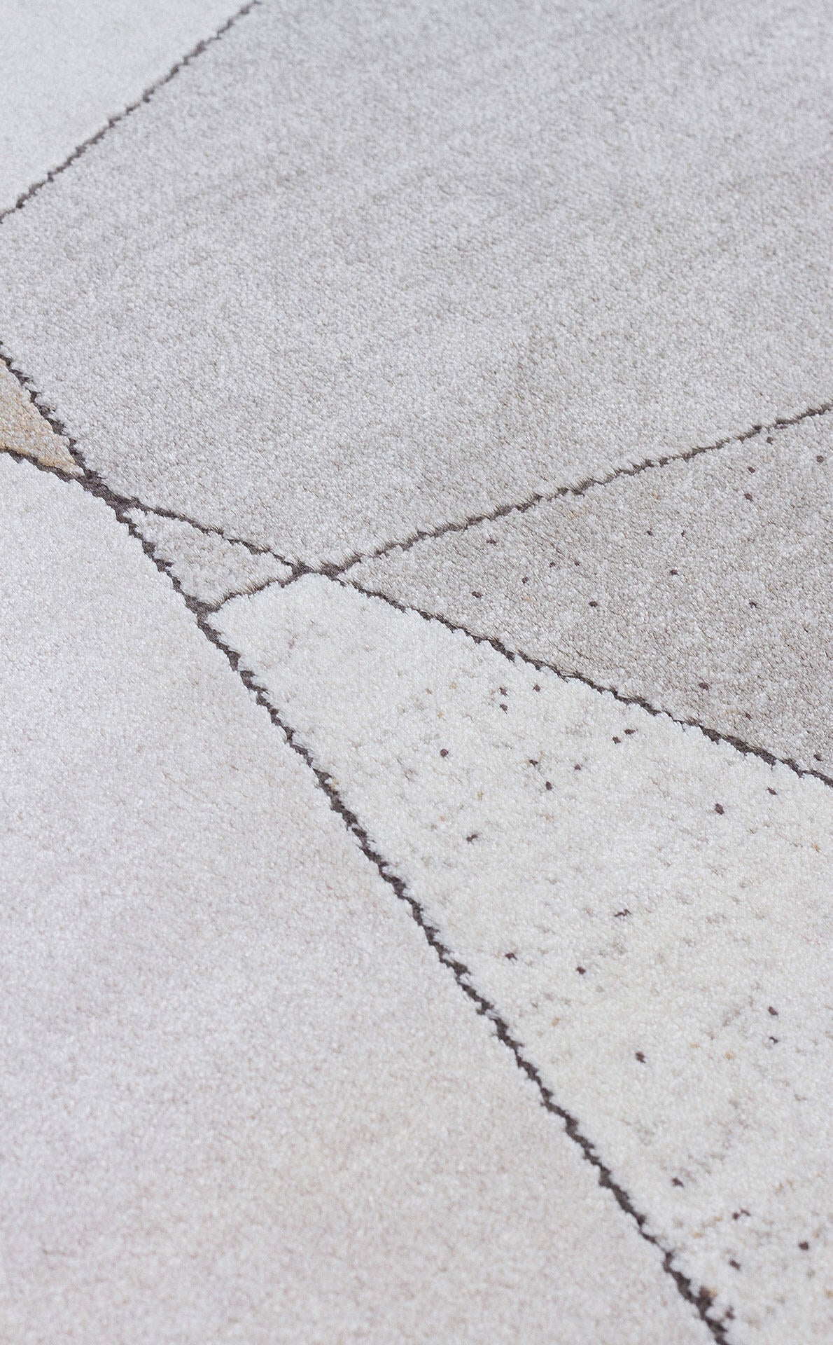 Merano MRN 07 Krem Altın - Geometrik Halı | Sık Dokuma Modern Halı