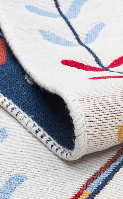 Arya AR 21 Çok Renkli - Yıkanabilir Çift Taraflı Modern Dokuma Kilim
