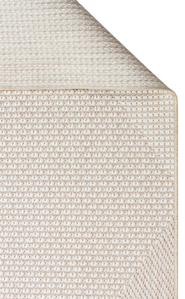 Mono MNO 03 Bej - Yıkanabilir Kaymaz Kilim Halı