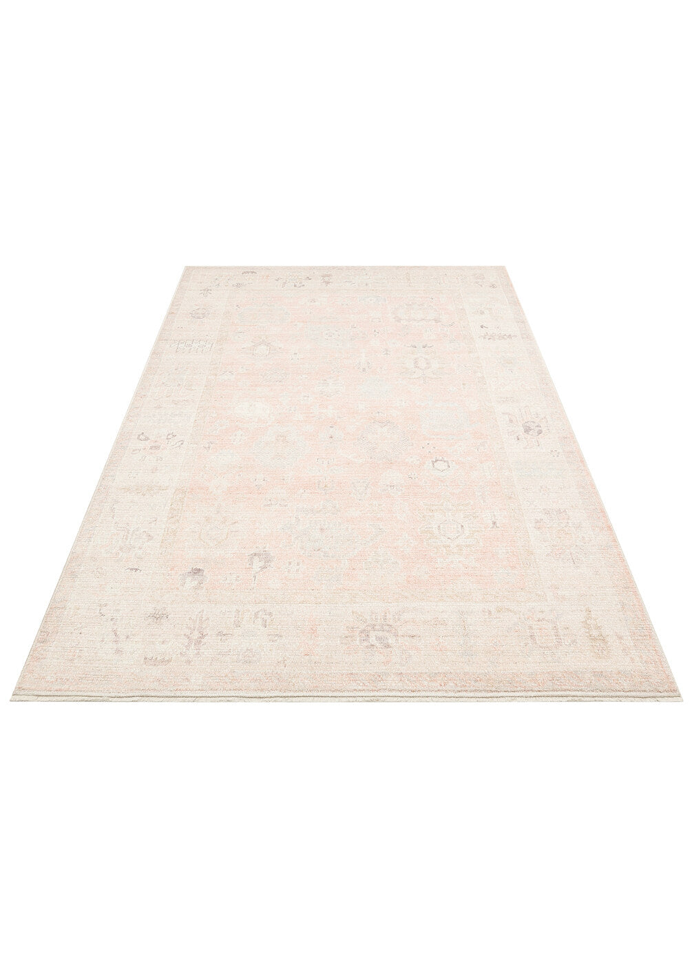 Grace GRC 01 Pastel - Pastel Tonlu Vintage Desenli Klasik Hav Vermeyen Halı