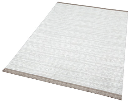 ST 09 GREY XW  - SATEEN - Hav Toz Vermez Yıkanabilir Kaymaz İnce Dokuma Modern Halı 