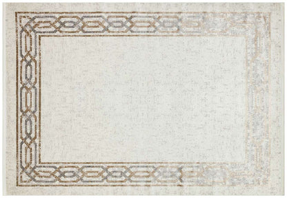Riena 1132 Latte - Akrilik Polyester Halı | Kaymaz Tabanlı Dekoratif Halı