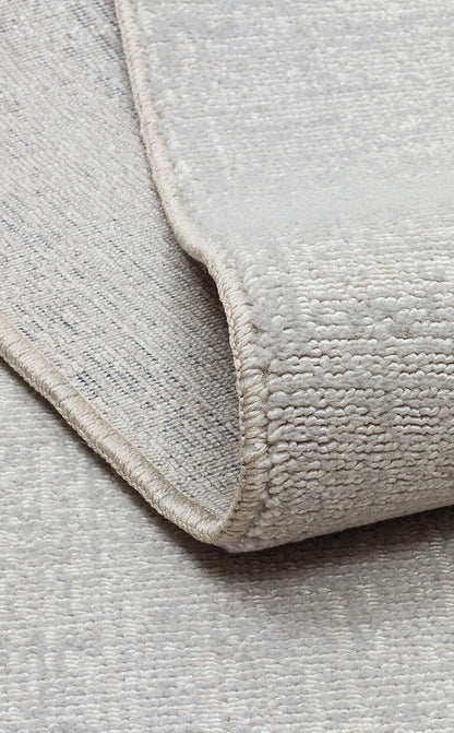 Kalahari KLH Gümüş - Modern Gri Düz Desenli Salon Halısı