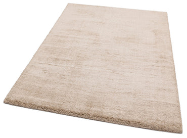 1006 BEIGE  - COMFORT - Kolay Kullanımlı Hav Toz Vermez Yumuşak Dokulu Modern Pofuduk Shaggy Halı 