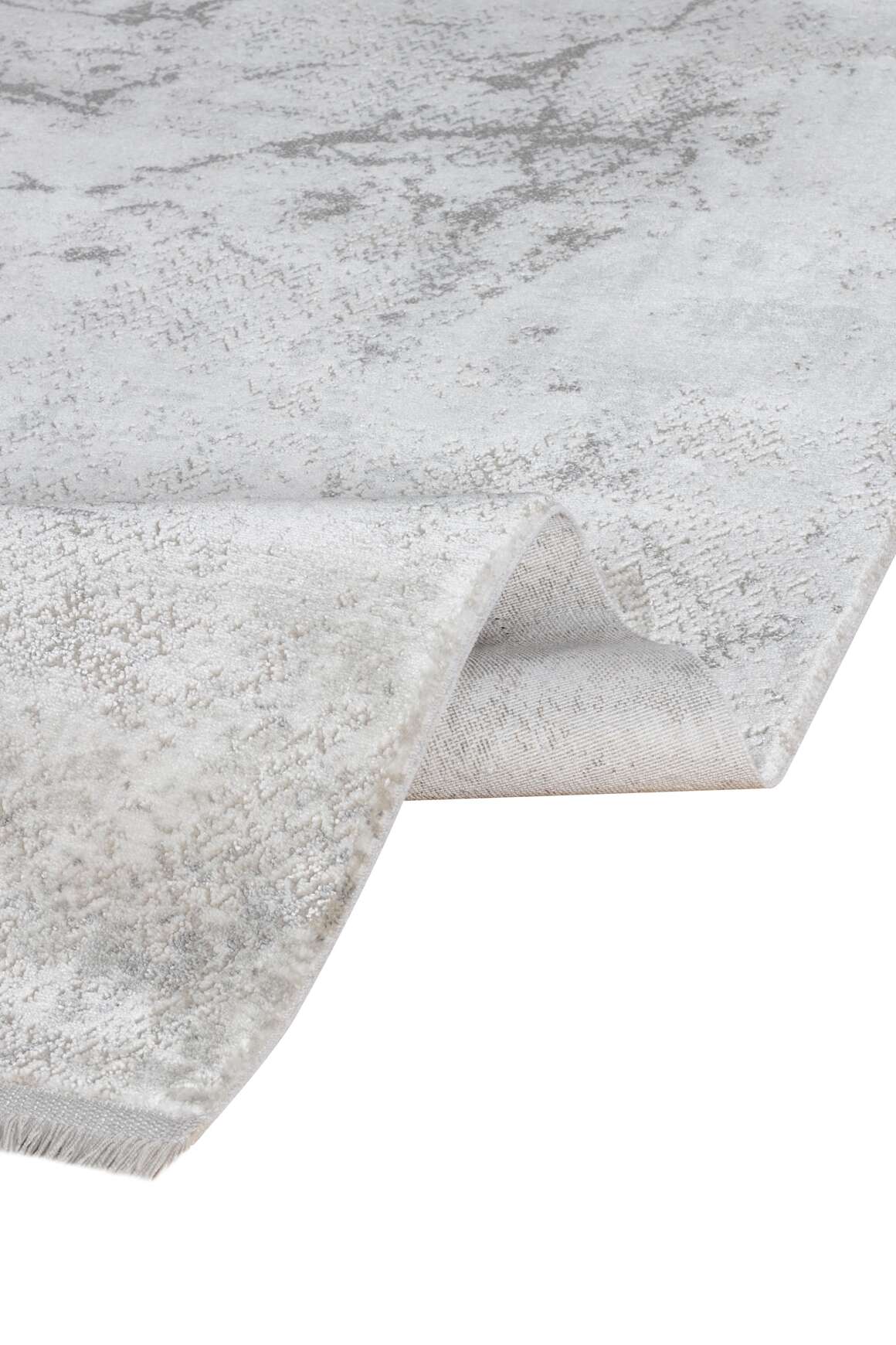 Lima 6251 Gri - Polyester Şönil Halı | Dokuma Tabanlı Model