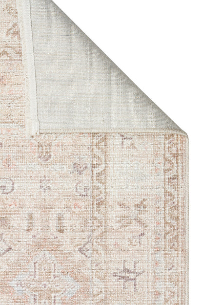 Grace GRC 03 Bej - Pastel Tonlu Vintage Desenli Klasik Hav Vermeyen Halı