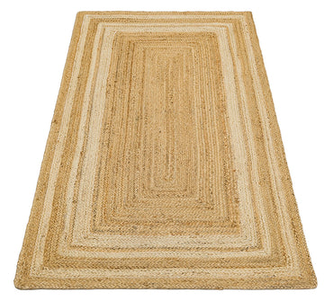 ECH 10 NATURAL WHITE XW  - ECHO - El Dokuma Naturel Jüt Hasır Halı 