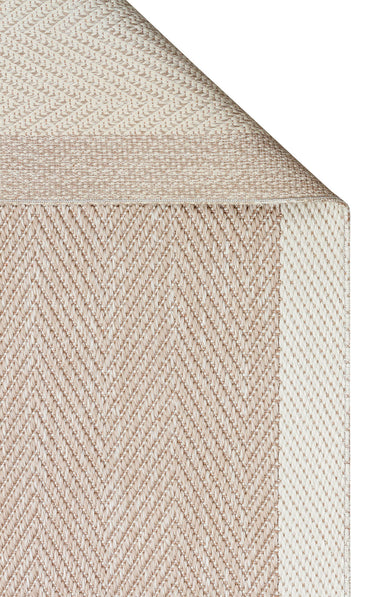 Mono MNO 02 Bej - Yıkanabilir Kaymaz Kilim Halı