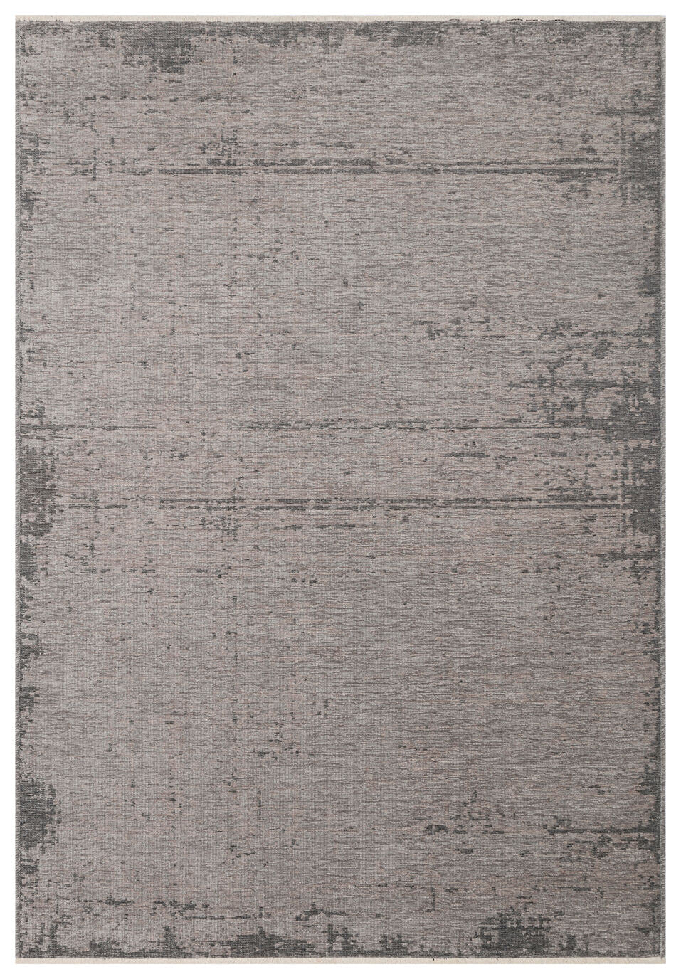 Liza LIZ 05 Gri XW- Düz Pamuk Dokulu Kilim Kaymaz Tabanlı, Yıkanabilir, Uzun Ömürlü Kilim