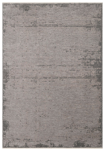 Liza LIZ 05 Gri XW- Düz Pamuk Dokulu Kilim Kaymaz Tabanlı, Yıkanabilir, Uzun Ömürlü Kilim