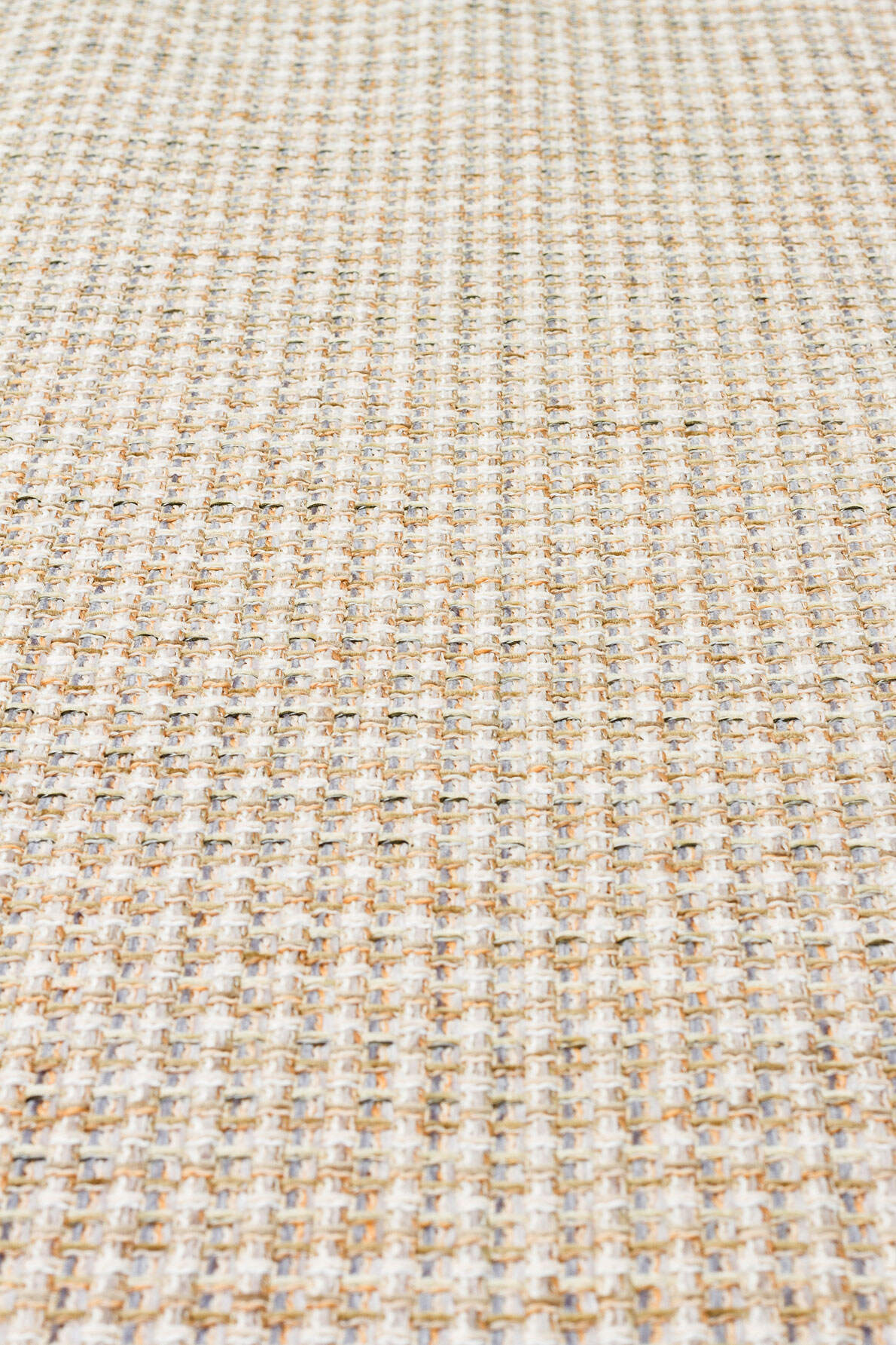 BRK 01 CREAM SILVER  - BROOKLYN - Hasır Görünümlü Kaymaz Renkli Dokuma Modern Kilim