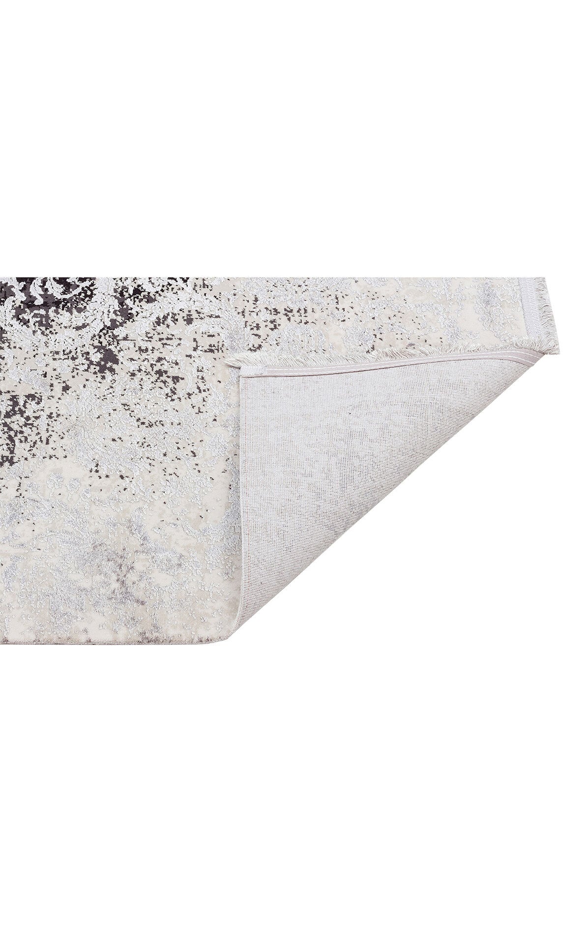 DB 02 IVORY MIX GREY NW  - CORDOBA NEW - Parlak Yüksek Alçak Dokulu Modern Makine Halısı