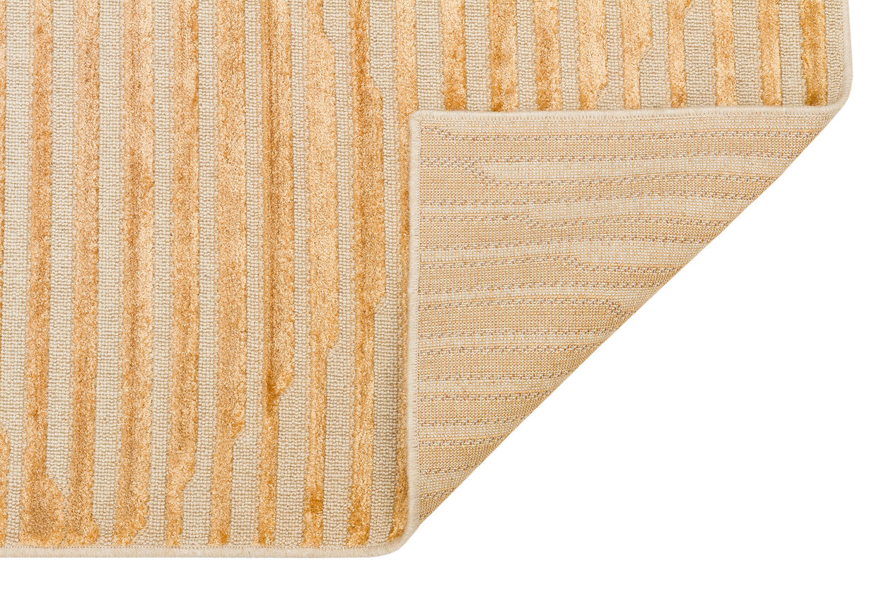 ZNT 02 ANTIK GOLD DYED  - ZENITH DYED - Yüksek Alçak Dokulu Naturel Yün ve Viskon Modern Dokuma Halı