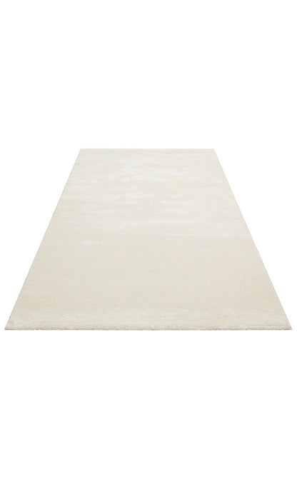 LT PLAIN WHITE  - LOTTO - Hav Toz Vermez Modern Sade Desenli Makine Halısı