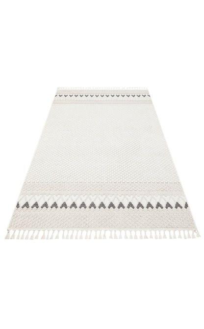 CZY 07 CREAM BEIGE LW  - COZY - Hav Toz Vermez Modern Örgü Dokuma Makine Halısı