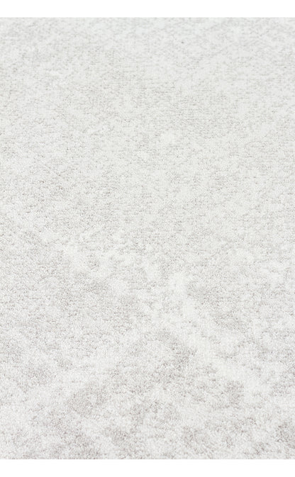 MRN 01 CREAM GREY  - MERANO - Geometrik Desenli Yüksek Kalite Sık Dokuma Salon Halısı
