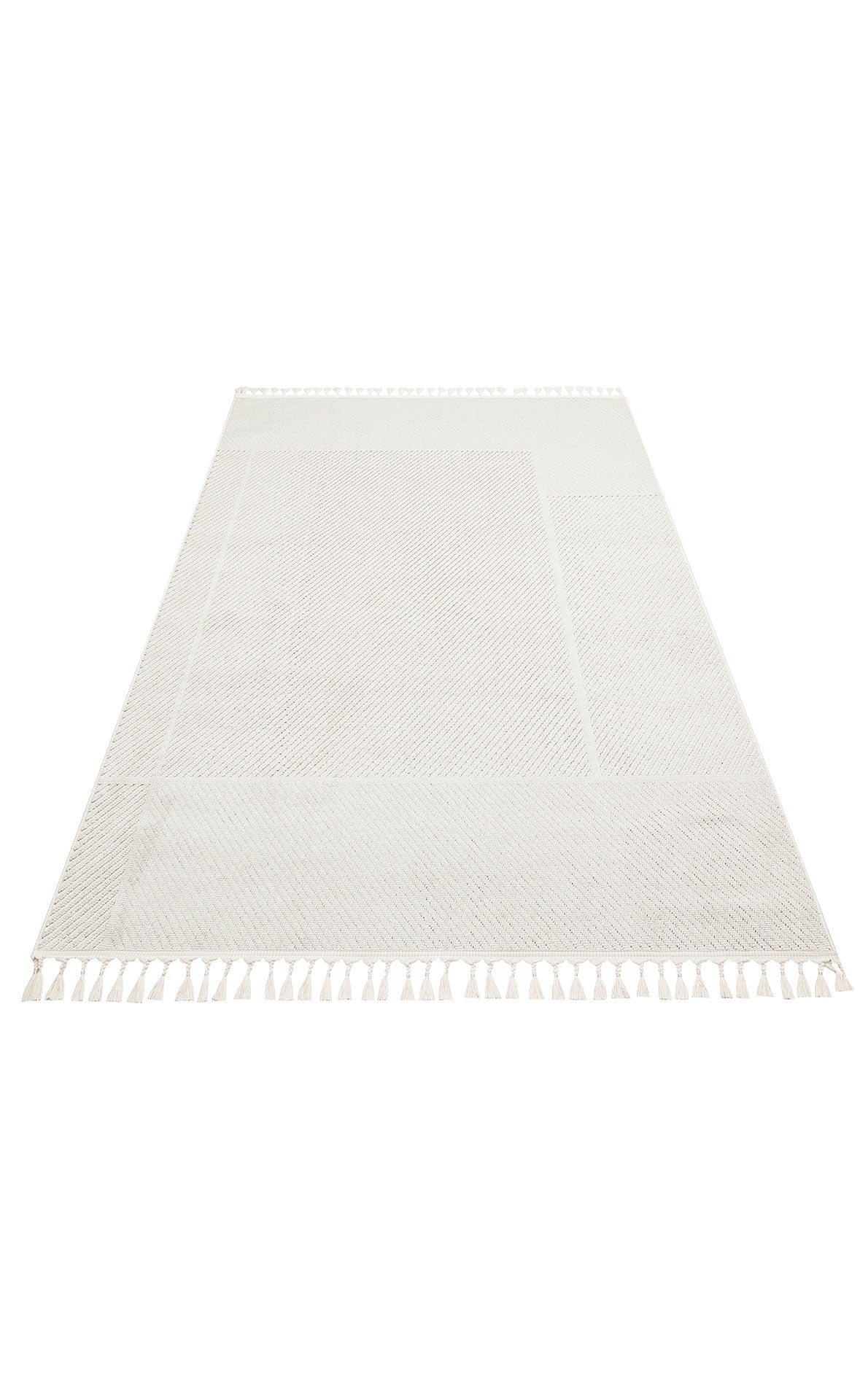 CZY 06 CREAM LW  - COZY - Hav Toz Vermez Modern Örgü Dokuma Makine Halısı