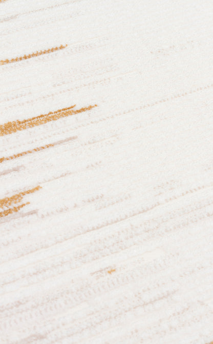 LKY 01 CREAM GOLD  - LYKIA - Sade ve Modern Akrilik Makine Halısı