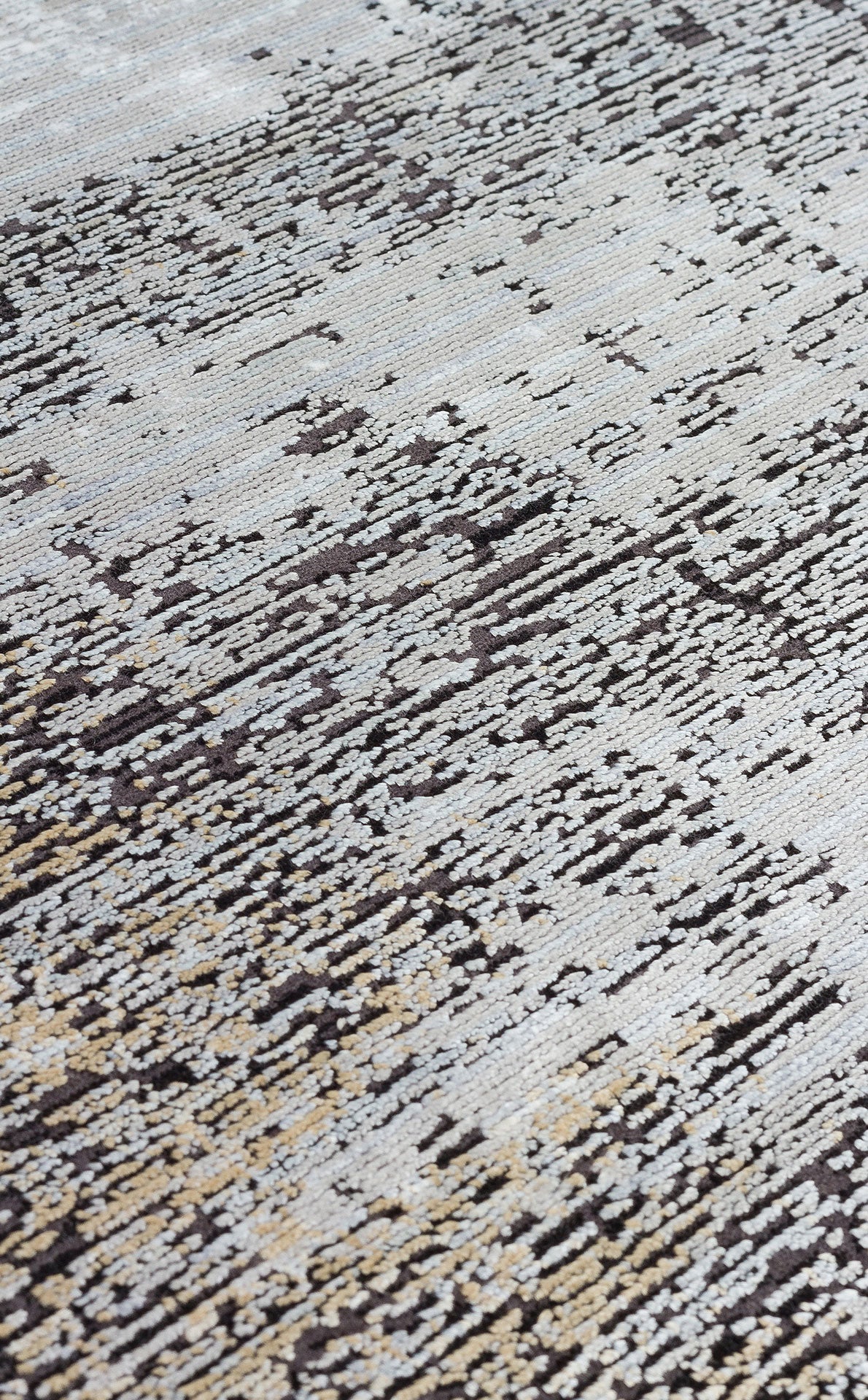 MHL 12 GREY GOLD  - MAHAL - Modern Desenli Yüksek Kalite Sık Dokuma Salon Halısı
