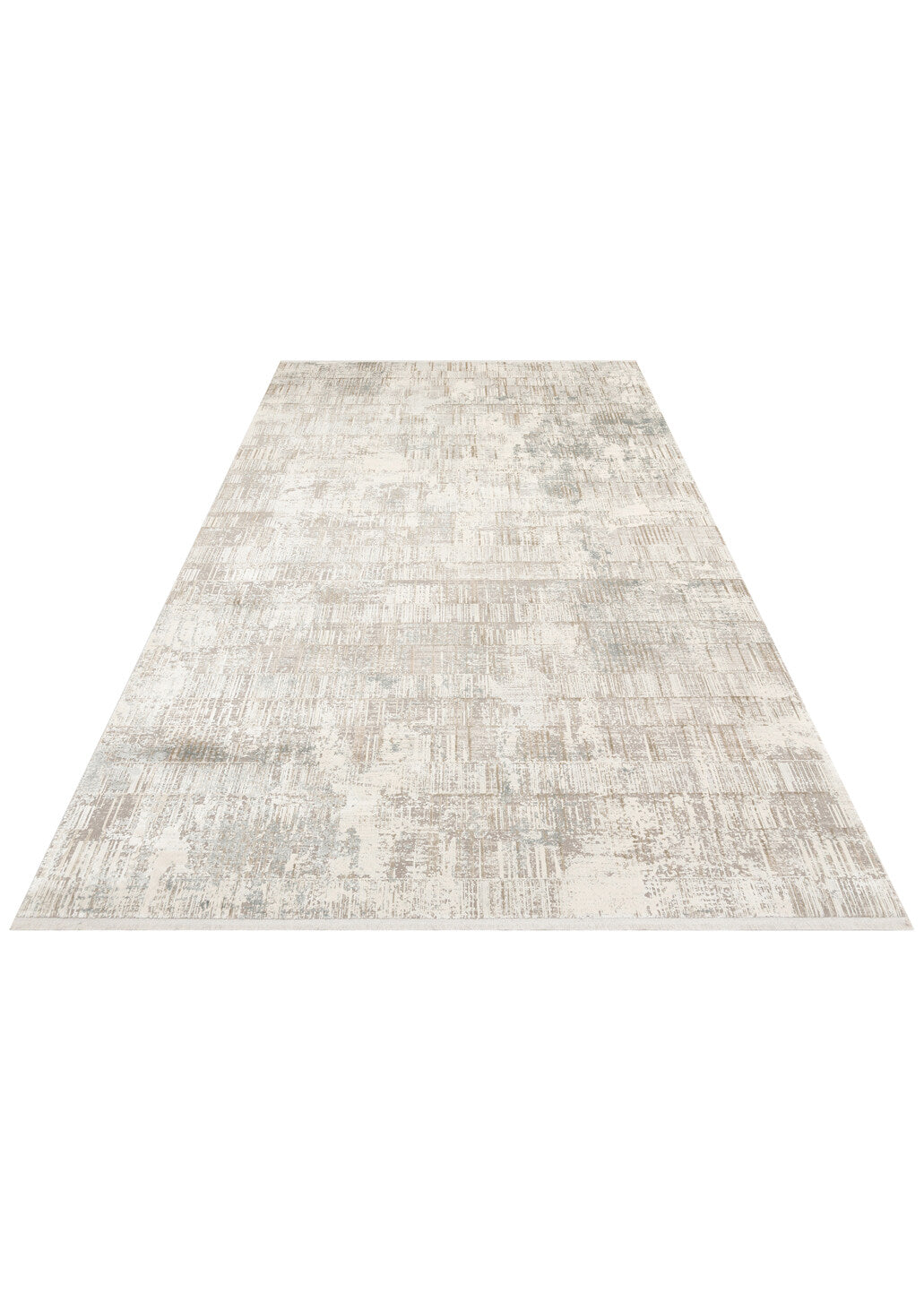 FRESCO XW FS 36 Krem Bej - Eskitme Dokulu Işıltılı Salon Halısı