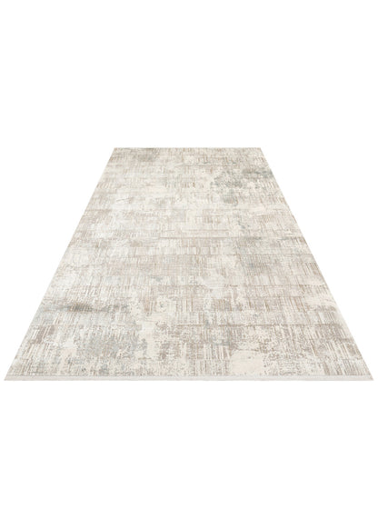 FRESCO XW FS 36 Krem Bej - Eskitme Dokulu Işıltılı Salon Halısı
