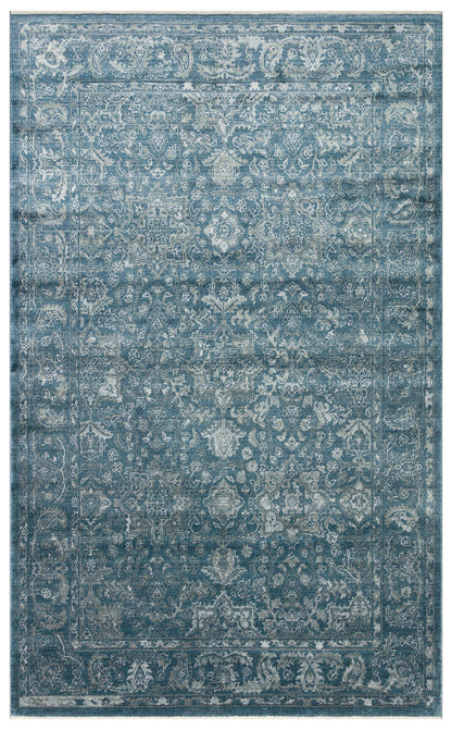 Taftan TF 02 Navy - Pakistan Overdyed Tarzı El Emeği ile Özel Tezgahlarda Üretilen Uşak Halısı