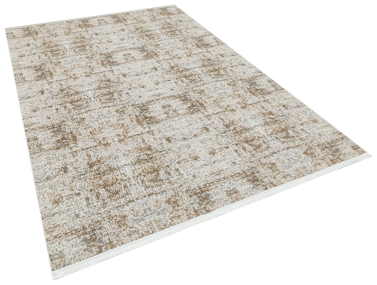 Riena 1112 Vizon - Akrilik Polyester Halı | Kaymaz Tabanlı Dekoratif Halı