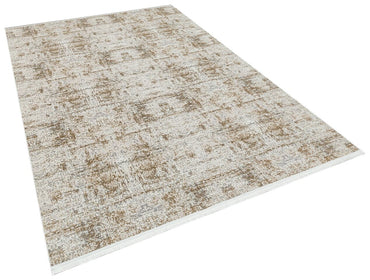 Riena 1112 Vizon - Akrilik Polyester Halı | Kaymaz Tabanlı Dekoratif Halı
