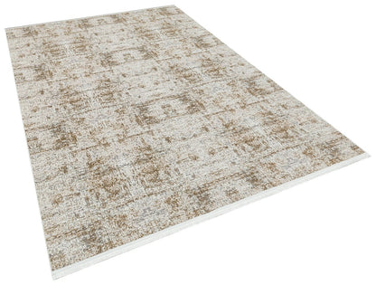 Riena 1112 Vizon - Akrilik Polyester Halı | Kaymaz Tabanlı Dekoratif Halı