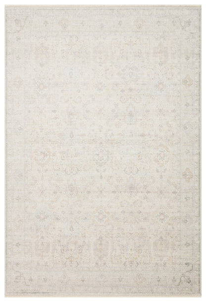 Grace GRC 03 Bej - Pastel Tonlu Vintage Desenli Klasik Hav Vermeyen Halı