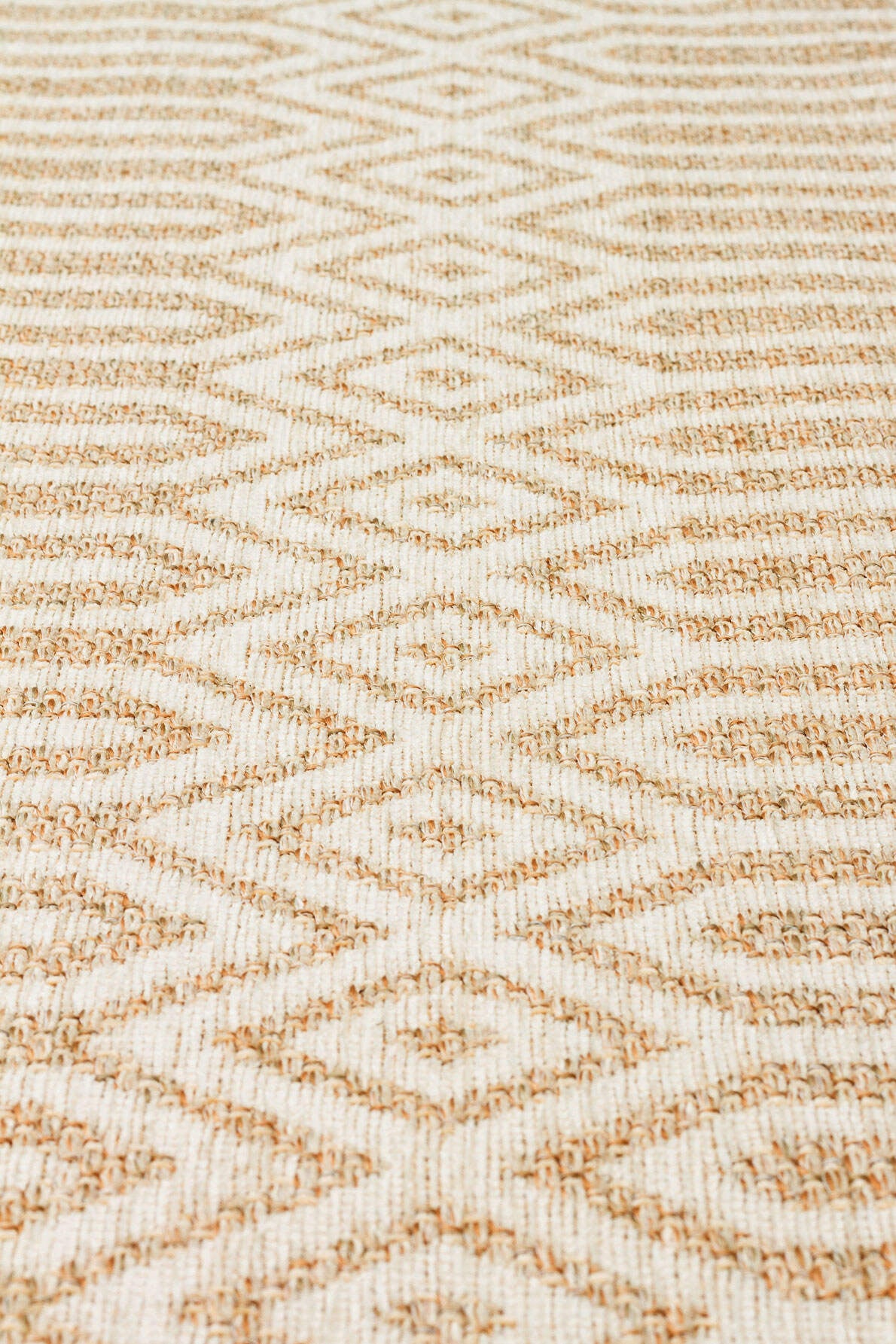 BRK 10 NATURAL IVORY  - BROOKLYN - Hasır Görünümlü Kaymaz Renkli Dokuma Modern Kilim