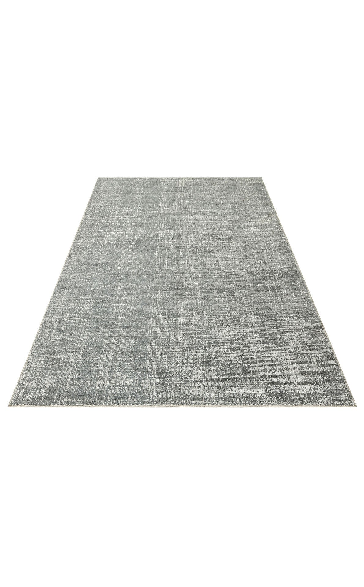 Kalahari KLH Gri - Modern Gri Düz Desenli Salon Halısı