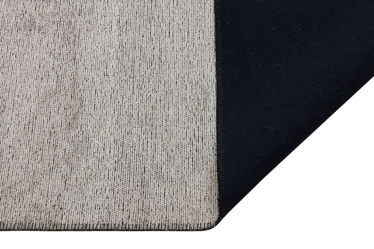 Hare Plus 8915 Açık Vizon - Pamuk Şönil Dokuma Halı | Modern Salon Halısı