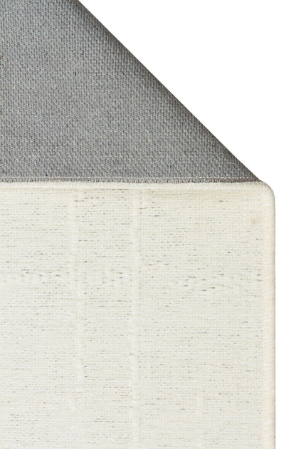 Liza LIZ 02 Beyaz - Düz Pamuk Dokulu Kilim Kaymaz Tabanlı, Yıkanabilir, Modern Uzun Ömürlü Kilim