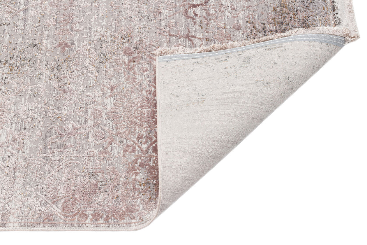  FRESCO DYED FSD 01 Bej - Eskitme Dokulu Işıltılı Salon Halısı