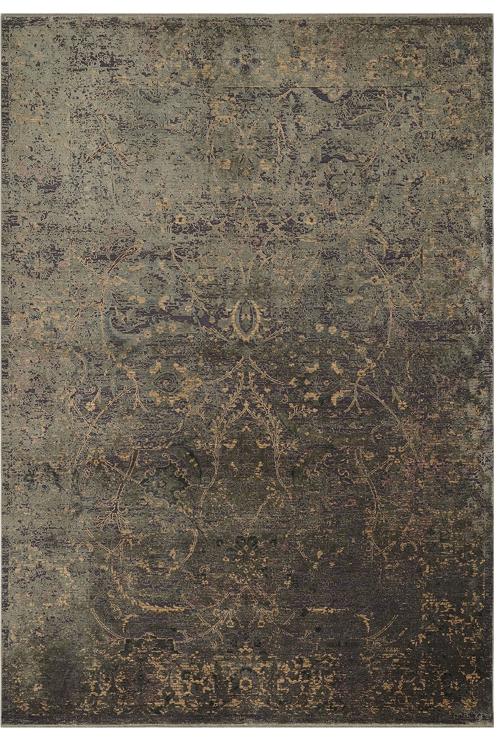 Empera Halı GORDION 6077 SILVARA Geometrik Desenli Oturma Odası, Antre ve Mutfak Halısı