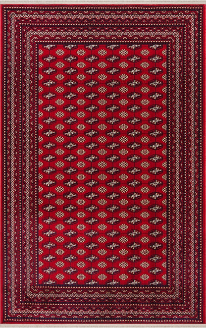 Dubai 62096-10 Klasik Etnik Desenli Dokuma Otantik Halı