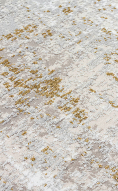 ZRH 06 CREAM YELLOW  - ZURICH - Akrilik ve Polyester İle Üretilen Şık Salon Halısı