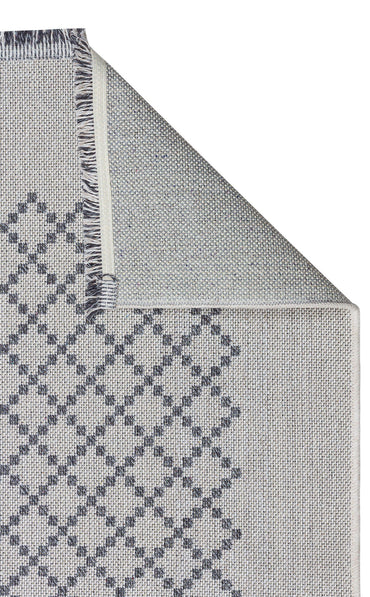 PNM 01 GREY  - PANAMA - Natural Yıkanabilir Kaymaz Tabanlı Tok Dokuma Kilim