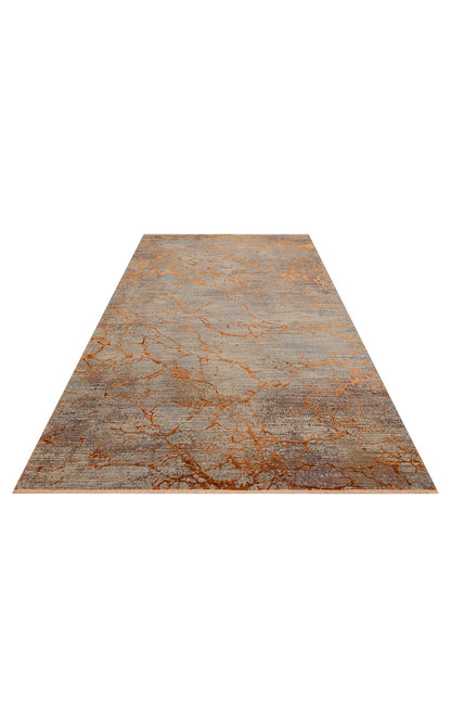 LPZ 01 COPPER  - LA PAZ - Yüksek Alçak Dokulu Yüksek Kaliteli Sık Dokuma Modern Salon Halısı