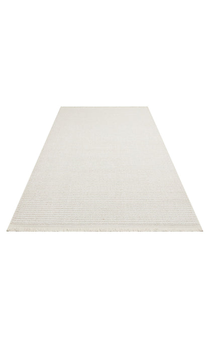Motto MOT Beyaz - Yumuşak Dokulu Modern Halı