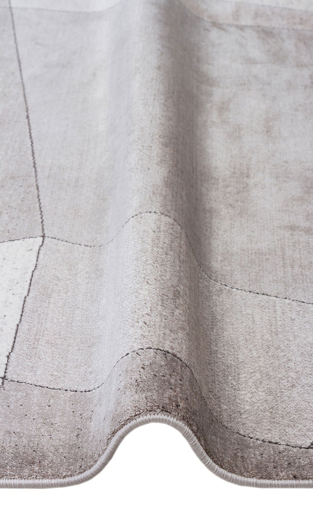 Merano MRN 07 Krem Altın - Geometrik Halı | Sık Dokuma Modern Halı