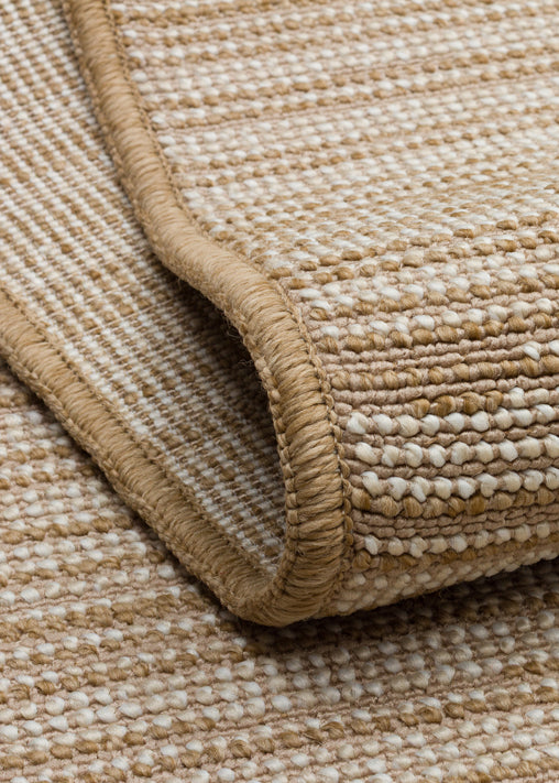 Balı Jute BLJ 02 Jute Beyaz -Doğal Jüt Dokulu Modern Hav Yapmayan Halı Yumuşak Tuşeli Sisal Halı