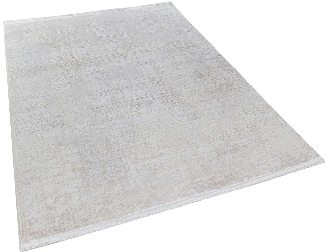 Lima 6231 Krem - Polyester Şönil Halı | Dokuma Tabanlı Model