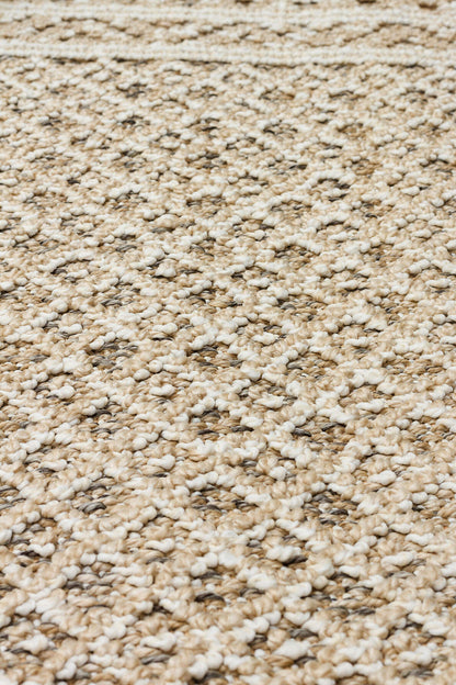 SH 15 GREY BEIGE  - SOHO - Hav Toz Vermez Hasır Dokuma Modern Makine Halısı