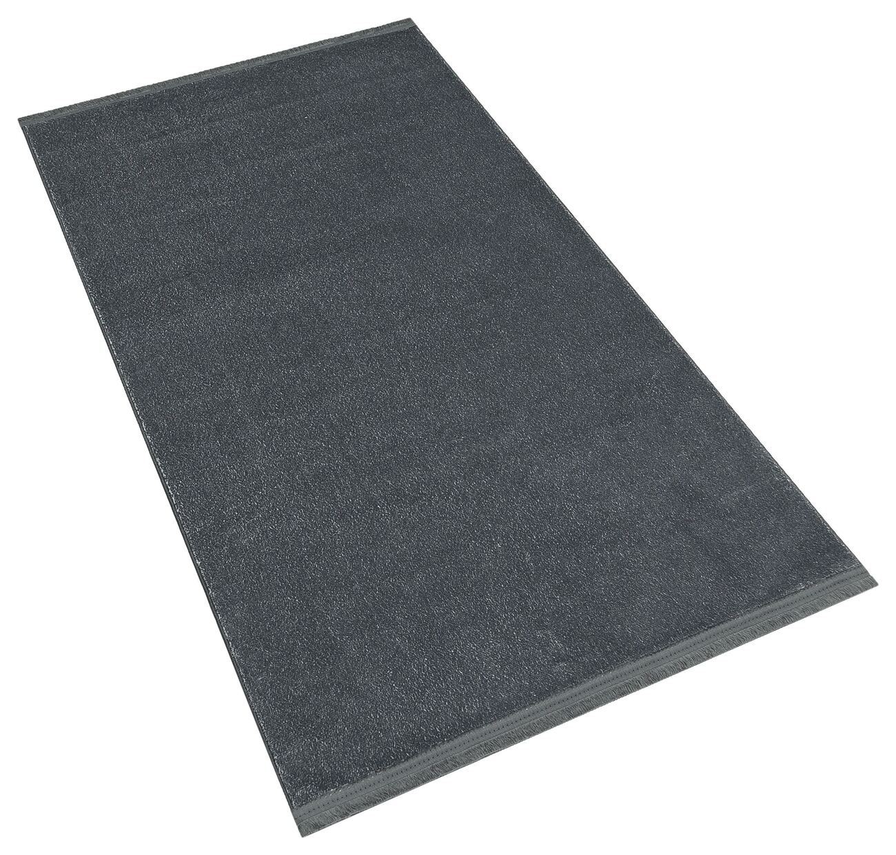 Yoga 5014 Antrasit - Kaymaz Yıkanabilir Halı | Yumuşak Dokulu Düz Renk Halı