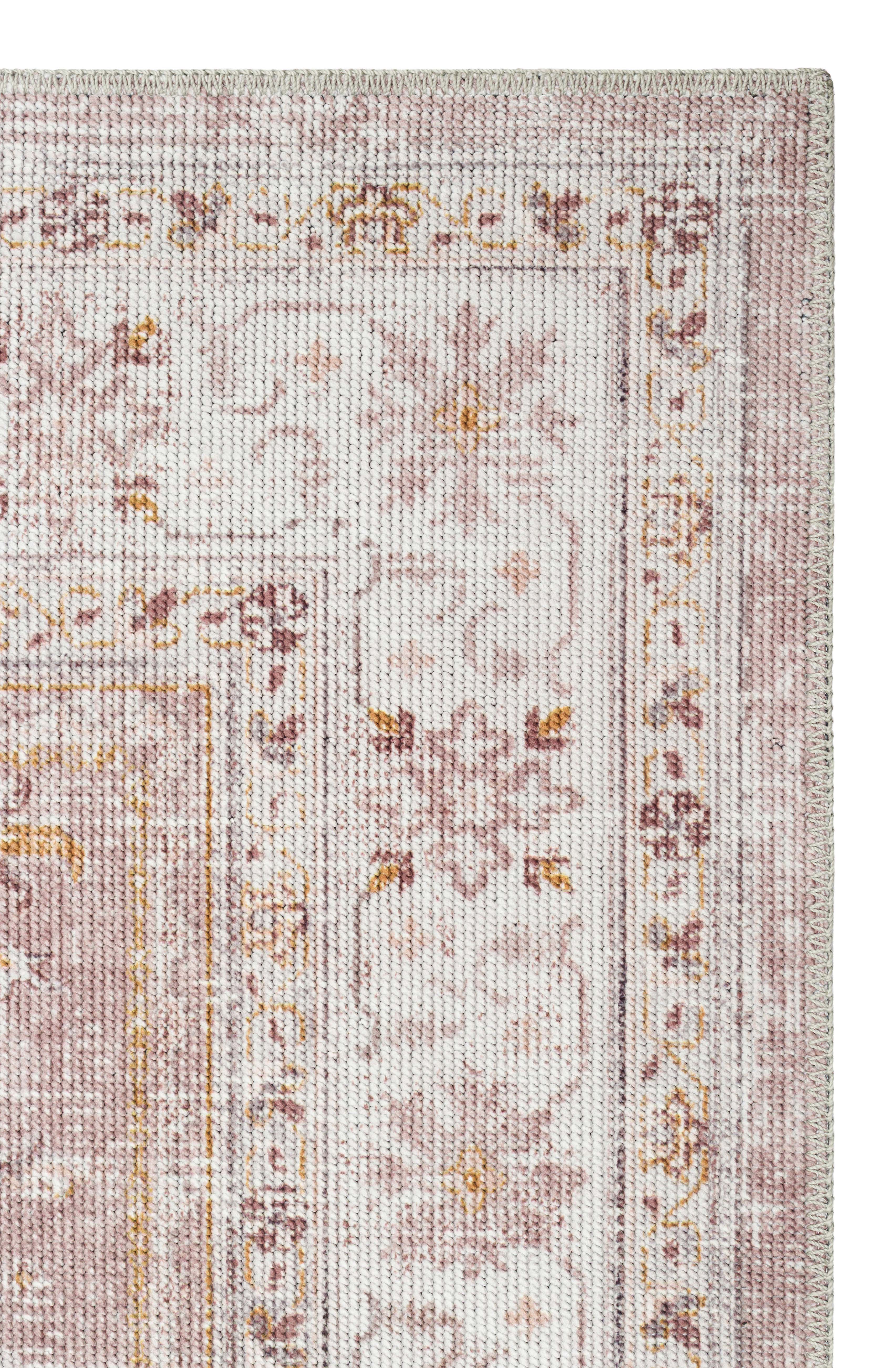 Elista Vıntage ELS 201 Krem Bej Vintage Bukle Dokuma Yumuşak Halı Kaymaz Tabanlı Yıkanabilir İnce Modern Dekoratif Halı